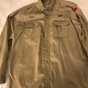 1 FR Carhartt work shirts. Fire retardant